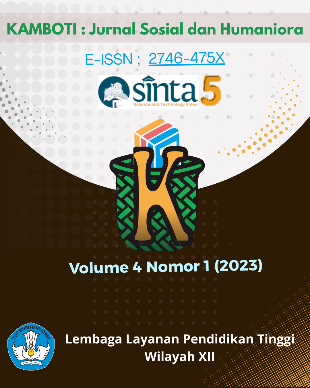 					View Vol. 4 No. 1 (2023): KAMBOTI: Jurnal Sosial dan Humaniora
				